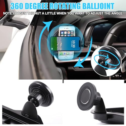 Car Phone Holder Center Console Organizer for Corvette C8 2020 (Magnetic-D)
