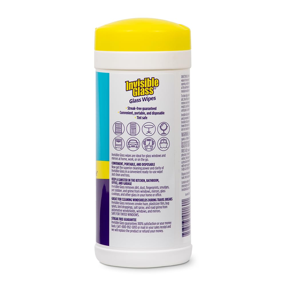 Large Glass Cleaning Wipes (40 Count (Pack of 1))