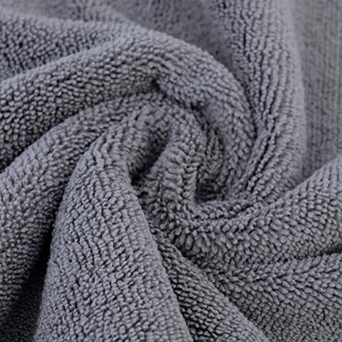 Microfiber Cleaning Towel Ultrasonic Cut Edgeless (Blue,gray,yellow)