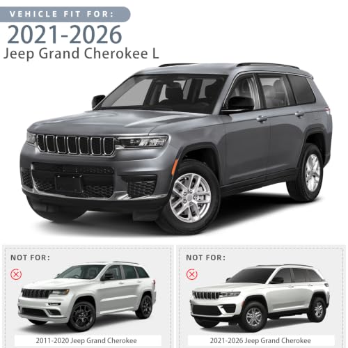 in Channel Window Rain Guards for 2021 (For 2021-2026 Grand Cherokee L)