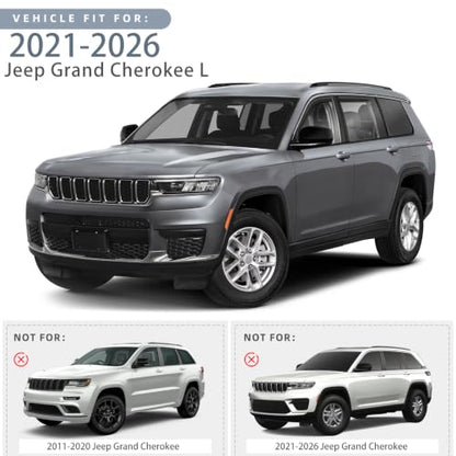 in Channel Window Rain Guards for 2021 (For 2021-2026 Grand Cherokee L)