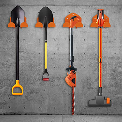 Garage Storage Garage Organizer Trimmer Rack Garden Power Tool Hanger for Grass Trimmer (Garage Organizer - 3 Brackets)