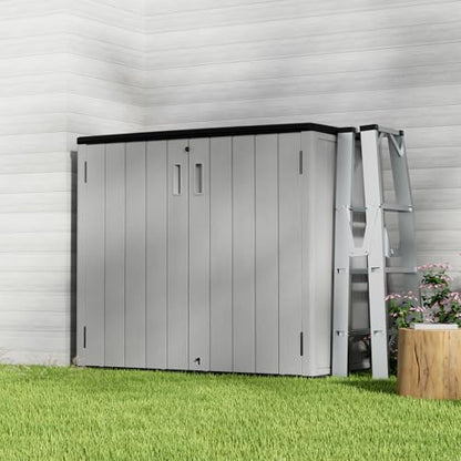 37 Cu.Ft Outdoor Storage Shed Weather Resistant (Light-Grey / Large-37 cu ft)