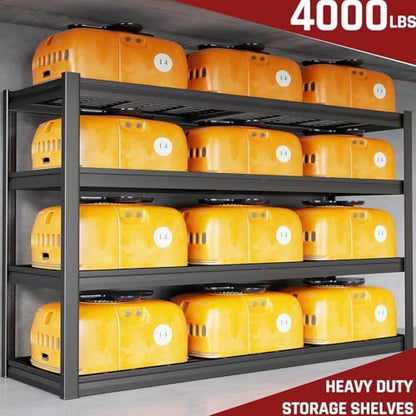 67" W Garage Shelving Heavy Duty (68"Wx36"Dx68"H | 4 Tier)