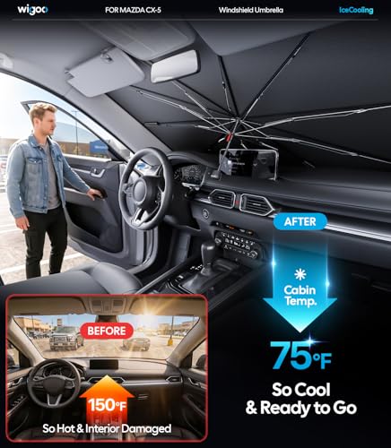 Windshield Sun Shade Umbrella for Mazda CX (for Mazda CX-5 (2017-2026))