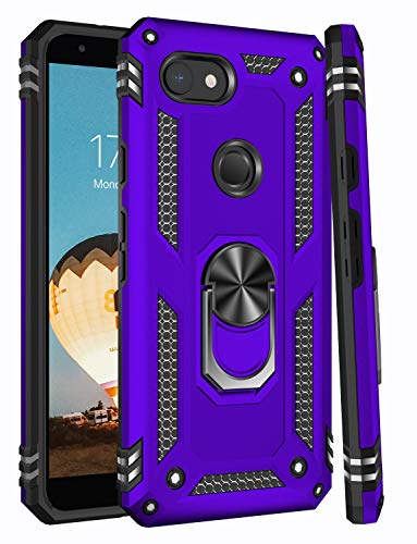 for Google Pixel 3A Case with Screen Protector (Purple / Google Pixel 3A)