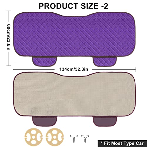 Comfortable Car Seat Covers Universal Back (Purple)