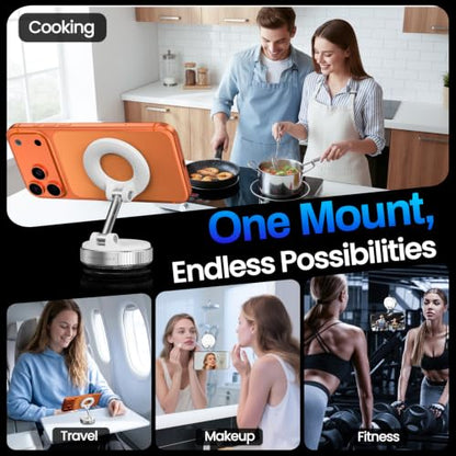 Magnetic Phone Holder for Car (White)