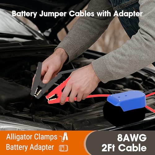 Jumper Cables Adapter Compatible with Makita 18V Battery