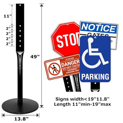 49" Parking Sign Post