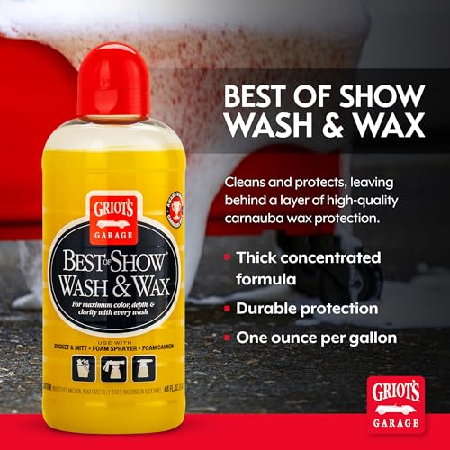 Best of Show Wash and Wax for Car Detailing and Cleaning (48 Fl Oz (Pack of 1))