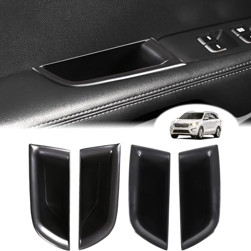 Front & Rear Door Storage Box Compatible with Kia Sorento 2016 (Front+Rear Door Storage Box)