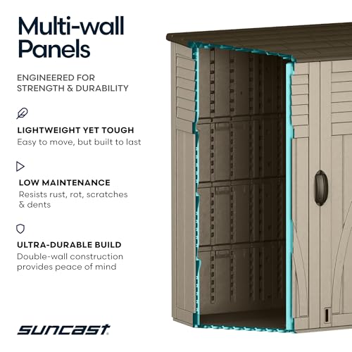 Outdoor Storage Shed (Taupe)