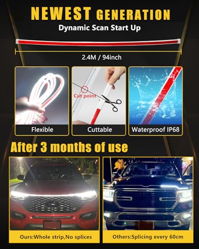 LED Hood Light Strip (Dynamic White / 94inch)