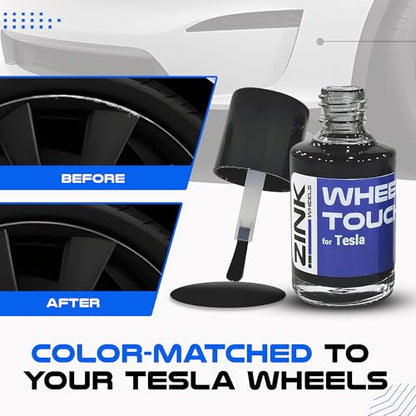 Premium Tesla Wheel Curb Rash Repair Kit for Model 3 20 (Tesla Model 3 / 20" Grey Stiletto Sport)