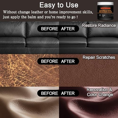 Leather Recoloring Balm (Black)