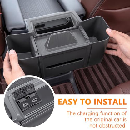 Rear Center Console Hanging Organizer for Toyota Sienna 2021 (for Toyota Sienna 2021-2026)