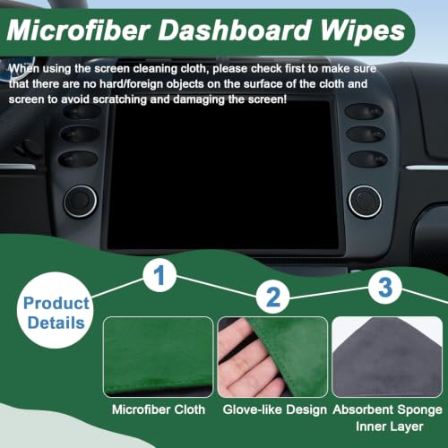 Car Screen Cleaner (Green& Grey)