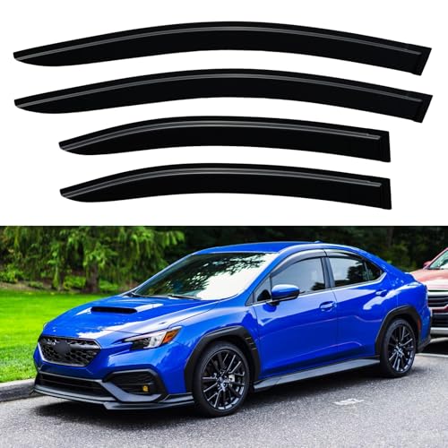 Window Visors Rain Guards for 2022 2023 2024 2025 2026 Subaru WRX (2022-2026 Subaru WRX)