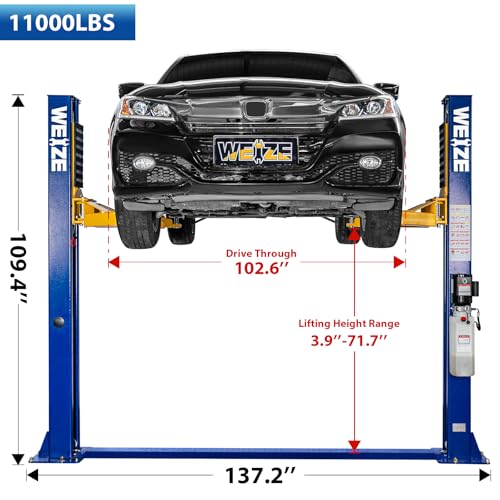 11000lbs Two Post Car Lift (11000lbs)