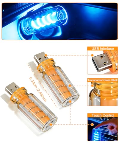 Blue USB Car Ambient Light (Blue)