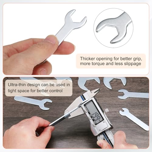 10pcs Small Wrench 13x70x2mm Metric U (13x70x2mm)