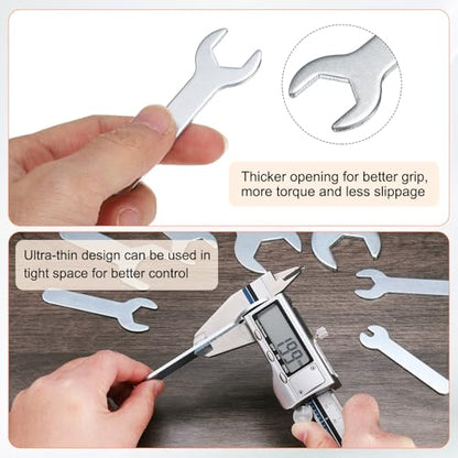 10pcs Small Wrench 13x70x2mm Metric U (13x70x2mm)