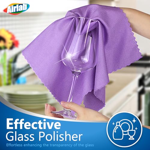Glass Polishing Streak Free Miracle Cleaning Cloth (Multicolor)