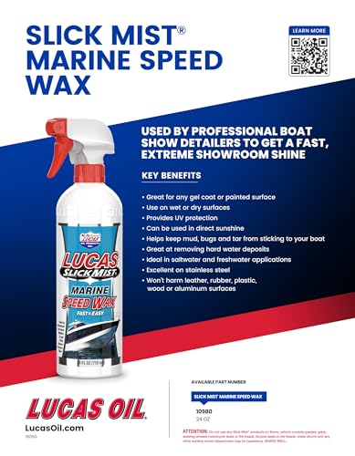 10980 Slick Mist Marine Speed Wax (Pack of 12)