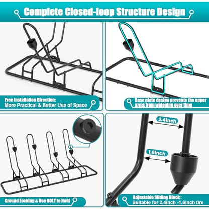 Floor Bike Stand (for 4 Bikes)