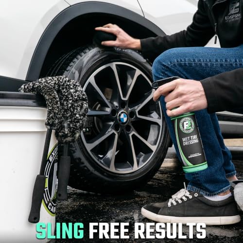 Wet Tire Dressing Spray (16 Fl Oz (Pack of 1))