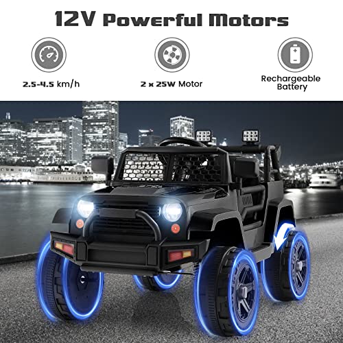 Kids Ride On Truck (Black)