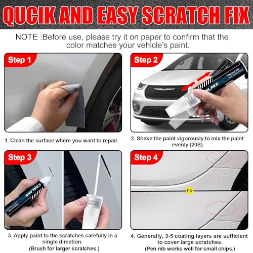 Car Touch Up Paint (Velvet Red(PRV/NRV) for 2023 Pacifica/2023 Pacifica Plug-in Hybrid/2024 Voyager/2023 Voyager)