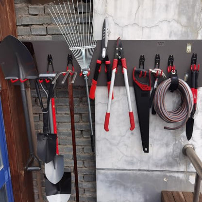 Garage Wall Hooks 14 Pack (Red / 14)