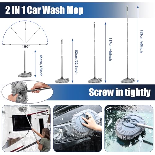 21Pcs Car Cleaning Kit with High Power Handheld Vacuum (Grey / 21Pcs)