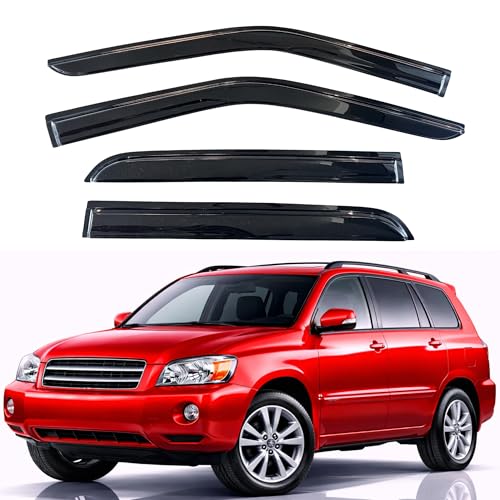 Rain Guards Window Visors for 2001 (2001-2007 Highlander & 2006-2007 Highlander Hybrid)