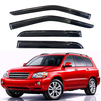 Rain Guards Window Visors for 2001 (2001-2007 Highlander & 2006-2007 Highlander Hybrid)