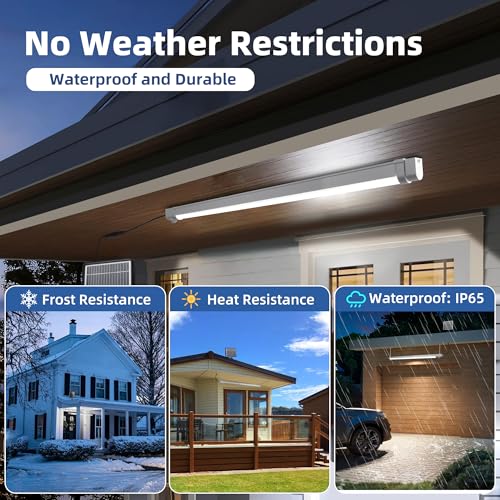 Solar Powered Shop Light with Motion Sensor
