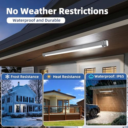 Solar Powered Shop Light with Motion Sensor