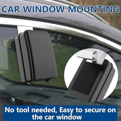 SL 591 Car Window Lock Box for Turo (Dark Black Car Lock Box with Emergency Access Key)