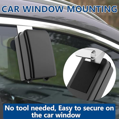 SL 591 Car Window Lock Box for Turo (Dark Black Car Lock Box with Emergency Access Key)
