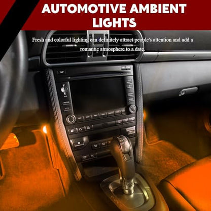 Car Interior LED Lights (Orange)
