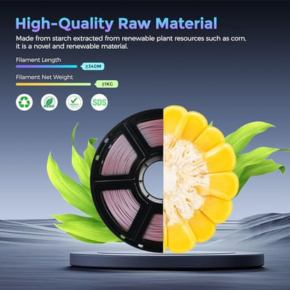 PLA Filament 1.75mm + (Rose Quartz)