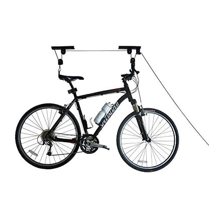 RAD Sportz Bicycle Hoist Quality Garage Storage Bike Lift with 100 lb Capacity Even Works as Ladder Lift Premium Quality (1-Pack)