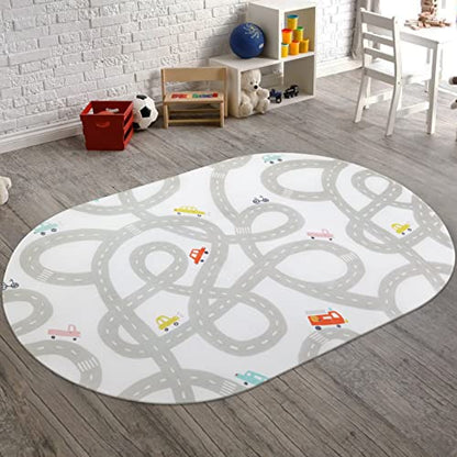 Car Rug Play Mat (Grey / 3'x5')