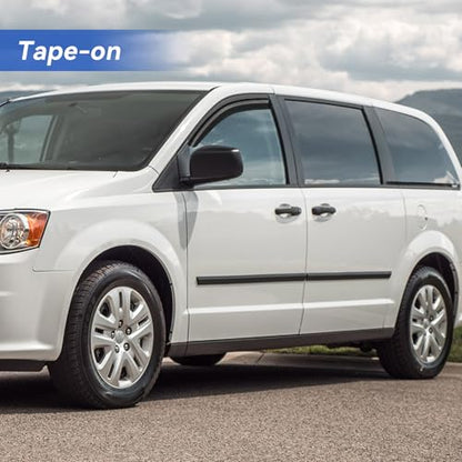 Window Visors Rain Guards for 2008 (2008-2020 Dodge Grand Caravan)