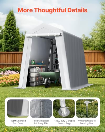 6x8x7 FT Heavy (Gray / 6x8x7ft)