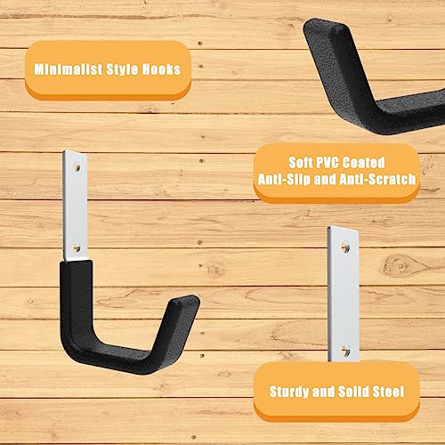 Heavy Duty Garage Utility Hooks (8 Small)