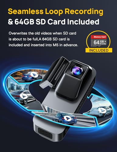3 Channel 4K Dash Cam Front and Rear Inside