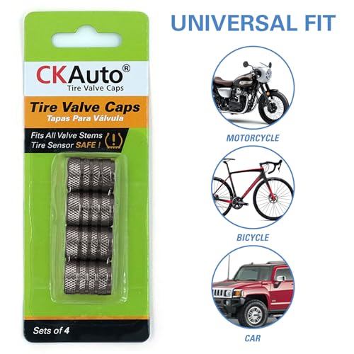 Tire Valve Stem Caps (Grey)
